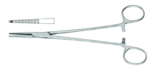 Затискач кровозупинний Адсона, прямий, 185 мм, 1/2 зуба Bio Tules Impex BTS-9-174